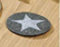 GILDE Filz runder Untersetzer Stern dunkelgrau D.10cm