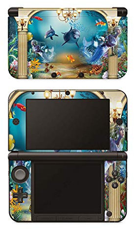 Skins4u Aufkleber Design Schutzfolie Vinyl Skin kompatibel mit Nintendo New 3DS XL Atlantis