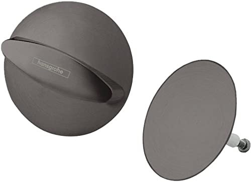hansgrohe Flexaplus Wanneneinlauf Fertigset, Brushed Black Chrom