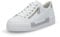 Rieker Damen Low-Top Sneaker N49C2, Frauen Halbschuhe,straßenschuhe,Strassenschuhe,Sportschuhe,Freizeitschuhe,Turnschuhe,Weiss (81),42 EU / 8 UK