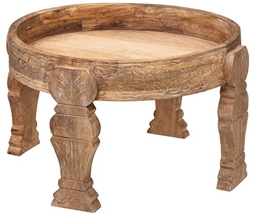 Atmosphera - Couchtisch Gypsy - Mangoholz D. 51 cm - Kastanienbraun