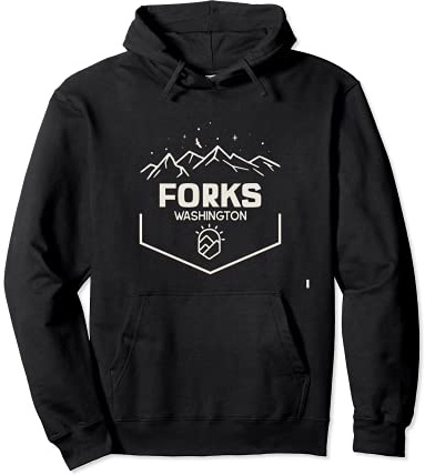Forks, Washington adventure, wilderness, birthday gift Pullover Hoodie