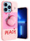 Yoedge Coque pour Apple iPhone 6/6s Rose Silicone Souple avec Mignon Motif 4,7, Étui Ultra Mince TPU Antichoc Anti-Rayures Housse Bumper Protection Cover 3D Animé Dessin, Pêche 2