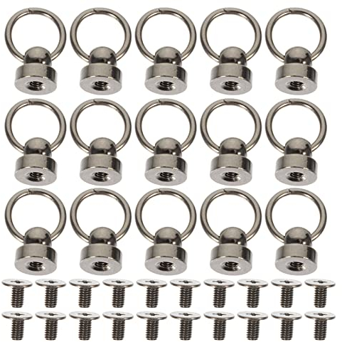 20sätze Teiliges Nieten Schrauben Für DIY Lederhandwerk Stabile Taschenverschluss Riegel Für Handyhüllen Und Geldbörsen Inklusive Installationstools Langlebig Und Sicher