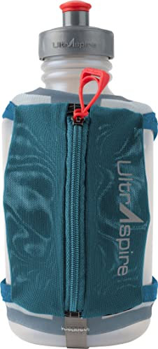 Ultraspire Botella de agua de mano para correr con 550 bolsillos, color azul esmeralda, 550 ml