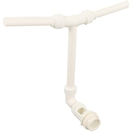 Fontana a Getto per Piscina, Aeratore per Getto a Cascata per Piscina Fontana di Ritorno per Piscina a Doppia Testa con Flusso D'acqua Regolabile per Piscina Fuori Terra Interrata Stagno Termale Tempe