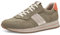 Jana Damen Sneaker flach mit dicker Sohle Vegan, Grün (Sage), 39 EU