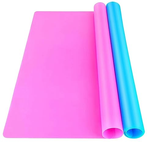 Extra Large Silicone Baking Mats - 2 Pack A3 Size, Multipurpose Sheets for Kitchen, Crafts & Resin Moulds - 40CM*30CM