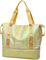 ZIOSINM Reisetasche Damen Sporttasche Reisetasche Handgepäck Tasche, 36L Klein Weekender Damen mit Schuhfach & Nassfach, Schwimmtasche Trainingstasche Saunatasche Fitnesstasche (Gelb)