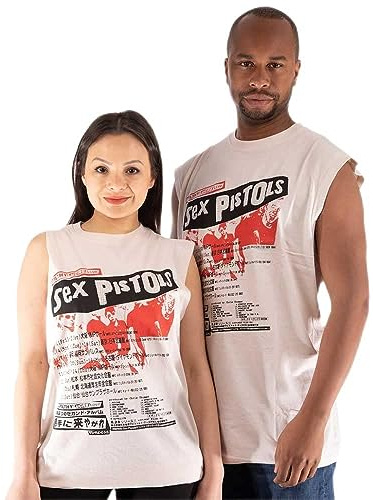 The Sex Pistols Weste Top Filthy Lucre Nue offiziell Herren Natural L