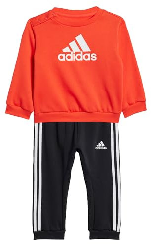 adidas Badge Of Sport Logo Jogger, JOGGER JEUNES/BÉBÉ Mixte bébé, bright red/white,