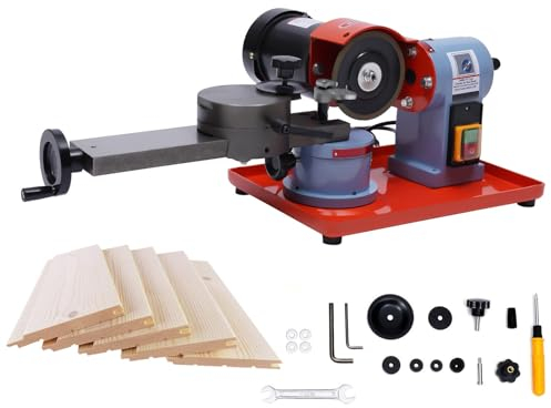 NadineDutol Affûteur de lame de scie circulaire 250 W - Pour lames de scie circulaire de 80 à 700 mm - Compatible avec l'aluminium, le bois et les plastiques - 220 V - 2850 tr/min