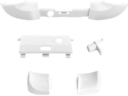 Ceozon Replacement Accessories LB RB LT RT Bumper Trigger Buttons Repair Kit for Xbox Elite Controller 2, Elite Series 2 Controller White
