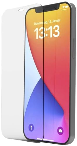 Hama Handy Schutzglas iPhone 12/12 Pro (Displayschutz ultraklar Anti-Fingerprint, Montagehilfe, Vollschutz 9H ultradünn, case-friendly, kratzfest, Displayschutzglas iPhone stoßfest)