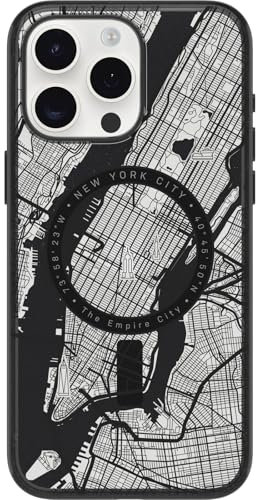 OtterBox Clear Case Series with MagSafe for iPhone 15 Pro Max, Shockproof, Drop Proof, Ultra-Slim, Protective Case, 3x Tested to Military Standard, New York