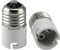 E27 to B22 Socket Converter - Ligh Bulb Socket Adapter Bayonet to Screw Base Adapter, Lamp Light Bulbs Holder for LED/CFL and Incandescent Bulbs, Max Wattage 200W, Voltage 100-250V