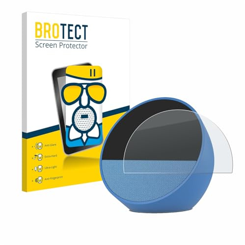 BROTECT Schutzglas für Amazon Echo Spot 2024 | Entspiegelnder Displayschutz Made in Germany Schutzfolie Glas Matt Anti-Reflex Kratzfest 9H Anti-Fingerprint Einfache Montage
