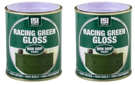 YSAMAX 300 ML Racing Green Gloss Paint, Non-Drip Formula, Hard-Drying Technology, Eye-Catching Finish, Weather-Resistant, Long-Lasting Protection, Multi-Purpose Uses, (2PCS)