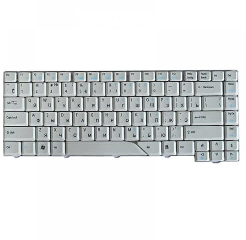 hJNGdU Tastiera Russa Compatibile con Laptop Compatibile con A-c-e-r Aspire 5710 5715 5715Z 5720 5720G 5720Z 5720ZG 5910 5910G 5920 5920G 5920ZG 5930 5930G 5930Z(White)