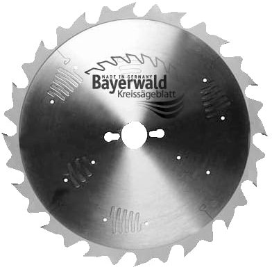 Bayerwald HM Kreissägeblatt - Ø 700 x 4.4 x 30 | Z=46 S-LWZ | Serie 11.44 - Für Holz Längsschnitt (Weichholz, Hartholz, Exotenholz, Furniere) - ULTRA LOW NOISE