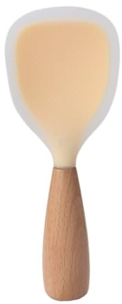 Agwuoetr Translucent Yellow Silicone Rice Shovel Internet Celebrity Non-Stick Rice Spoon Rice Cooker Special Rice Shovel