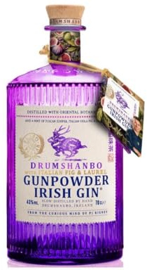 DRUMSHANBO | GUNPOWDER Irish Gin | ITALIAN FIGS &LAUREL | Bruno Vanzan LIMITED EDITION | 43% Vol - 700ml