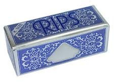 Rips BLUE king size cigarette papers on a roll 10 rolls