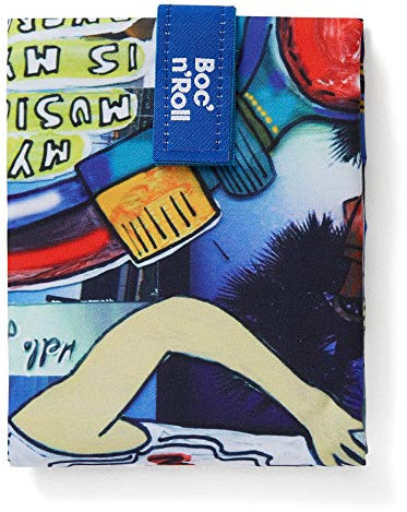 Roll'eat ®- Boc'n'Roll Teens | Wiederverwendbarer und Ökologischer Sandwichhalter ohne BPA, Swim