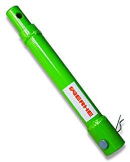 WERKON Erdbohrer-Verlängerung aus Stahl, 20 mm Aufnahme, 20 cm Länge | Passend für Erdbohrer und Universalbohrer, inkl. Bolzen und Splint, hohe Standfestigkeit, lange Lebensdauer