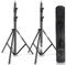 EMART Lichtstativ Heavy Duty 2,6 m, Aluminium Light Stand mit 1/4-Gewinde, Max. Belastbarkeit 10 kg für Fotografische Beleuchtung, Softboxen, Blitzlicht - 2 Stück