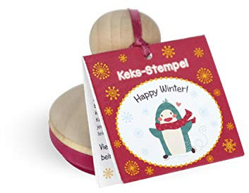 GRUSS&CO 49661 Keks-Stempel »Happy Winter!«