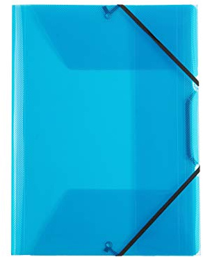 Favorit 400116644 Ordner mit Gummizug Lumina, 22 x 30 cm, Rücken 0-3 cm, blau