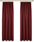 Deconovo Room Darkening Pencil Pleat Curtains Thermal Insulated Energy Efficiency Blackout Curtains for Living Room 52 x 84 Inch Red Set of 2