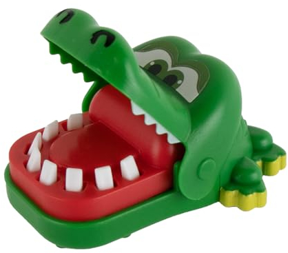 Super Impulse - World's Smallest Miniatur Replik Crocodile Dentist, Krokodil beim Zahnarzt, Croco Doc Retro Geschicklichkeitsspiel für Kinder und Erwachsene ab 6 Jahre