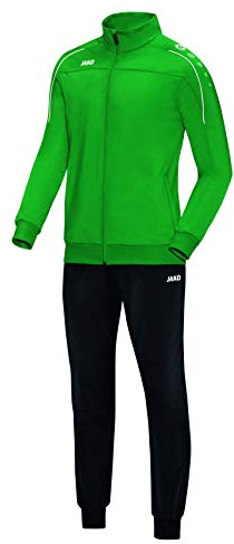 JAKO Unisex Kinder Trainingsanzug Polyester Classico, Sportgrün, 128