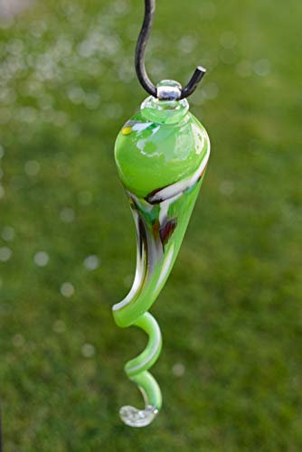 Gardecor Rosenkugel auf Stab – Handgemachte Garten Dekoration für Ihren Garten, hohe Qualität. Alle unsere Deko Garten Kugeln sind Winterfest und aus höchster Qualität (Grün)