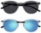 OPULIZE Met 2 Pack Large Mens Womens Grey Clear Black Arms Reading Sunglasses UV400 SS60-7C +2.00