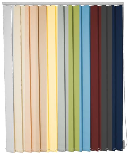 Schiebevorhang Fenster Sichtschutz, Breite & Länge auf Maß, Farbe Creme