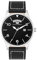 Rhodenwald & Söhne Herren Uhr analog Japan Quarzwerk mit Echtleder schwarz Armband 10010317