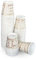PZ 100 BICCHIERI BIANCO DECORATO IN CARTA CAFFÈ 4 OZ (CL 10) BICCHIERINO IDEALE PER CAFFE E ASPORTO