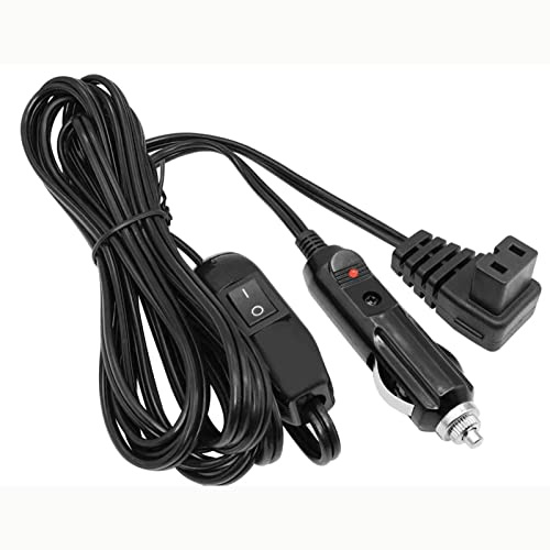 HangTon Autokühler Kühlschrankwärmer DC Stromkabel für Coleman Euhomy Alpicool Bodega Dometic indelB Mobicool 24V mit EIN/aus Schalter 3m