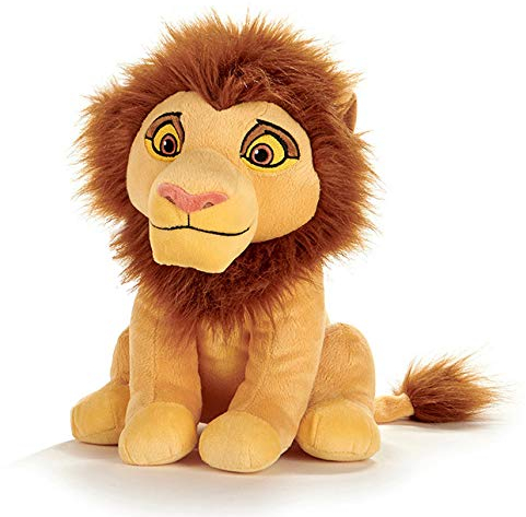 König der Löwen Kuscheltier Spielzeug 24-30 cm, 5 versch. Figuren Simba jung oder erw., Nala, Timon o. Pumbaa, ORIGINAL Disney The Lion King 2021 super weich Plüschtier Stofftier (Simba - erwachsen)