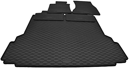 Mattenprofis Gummimatten + Gummi Kofferraumwanne Set passend für BMW 5er G31 Touring ab Bj. 2017 GKK, schwarz