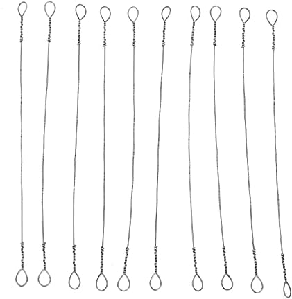 10Pcs 150mm Mini Wire Saw Curve Coping Saw Blades Wire Saw Blade High Carbon Steel Mini Sawing Strips Woodwork Cutting Replacement for Soft Metals Soft Woods Plastics