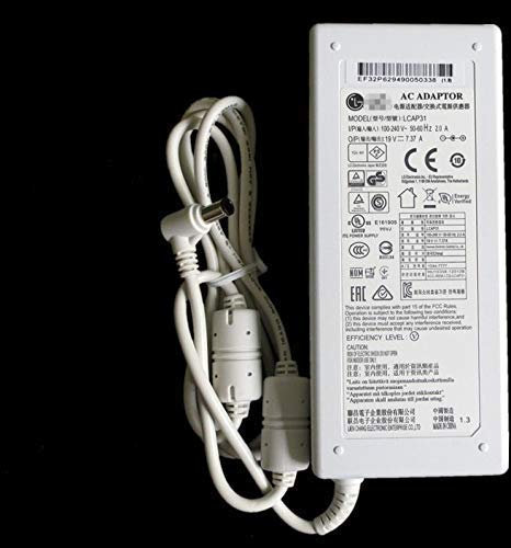 NC LCAP31 19V 7.37A Ac Adapter compatible with LG 34-Inch Ultra Wide QHD Monitor Power Supply 34UM94 34UC95 34UC97C 34YM95C