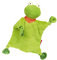 Sigikid 42934 Schnuffeltuch, Grün/Frosch, 28x22x7 cm