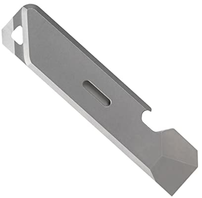 VERBENA Multifunction Small Titanium Alloy Open Bottle Crowbar Pocket Pry Bar EDC Bottle Opener Outdoor Camping Tool Durable