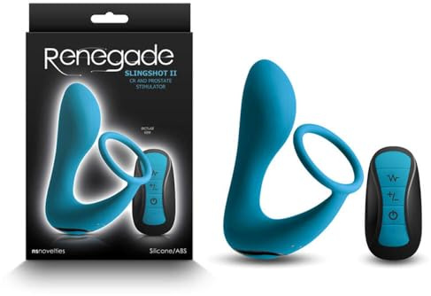 NS Novelties Renegade Slingshot II Teal Analplug 11,9 x 3,3 x 10,2 cm