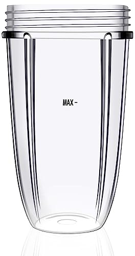 KINDOYO Replacement Juicer Cups - 18OZ 24OZ 32OZ Blender Cups for NutriBullet Juicer Mixer Replacement Parts Nutribullet Accessories 600W 900W, 24OZ