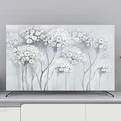 Yytcsjz 32-80 inch Universal Cover for Indoor TV, Anti-Static Landscape Printing Dust Proof Protect TV Cove, for Bedroom Living Room Decoration Display Protective Case (Color : Color3, Size : 32inch)